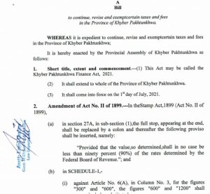 Finance Act 2021 | Excise, Taxation & Narcotics Control Department ...